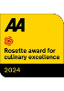 AA Rosette culinary excellence