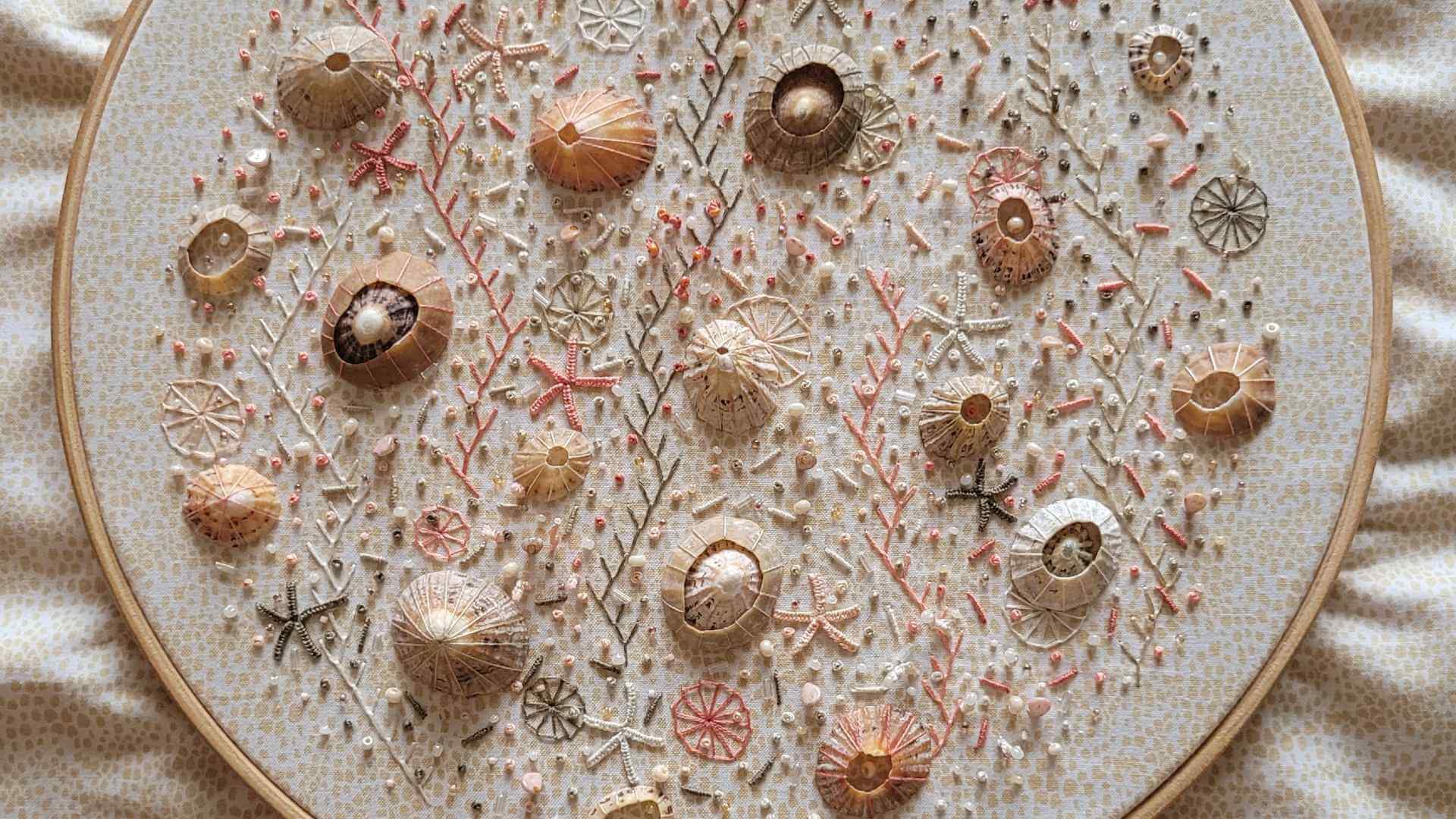 Embroidery with Shells Workshop