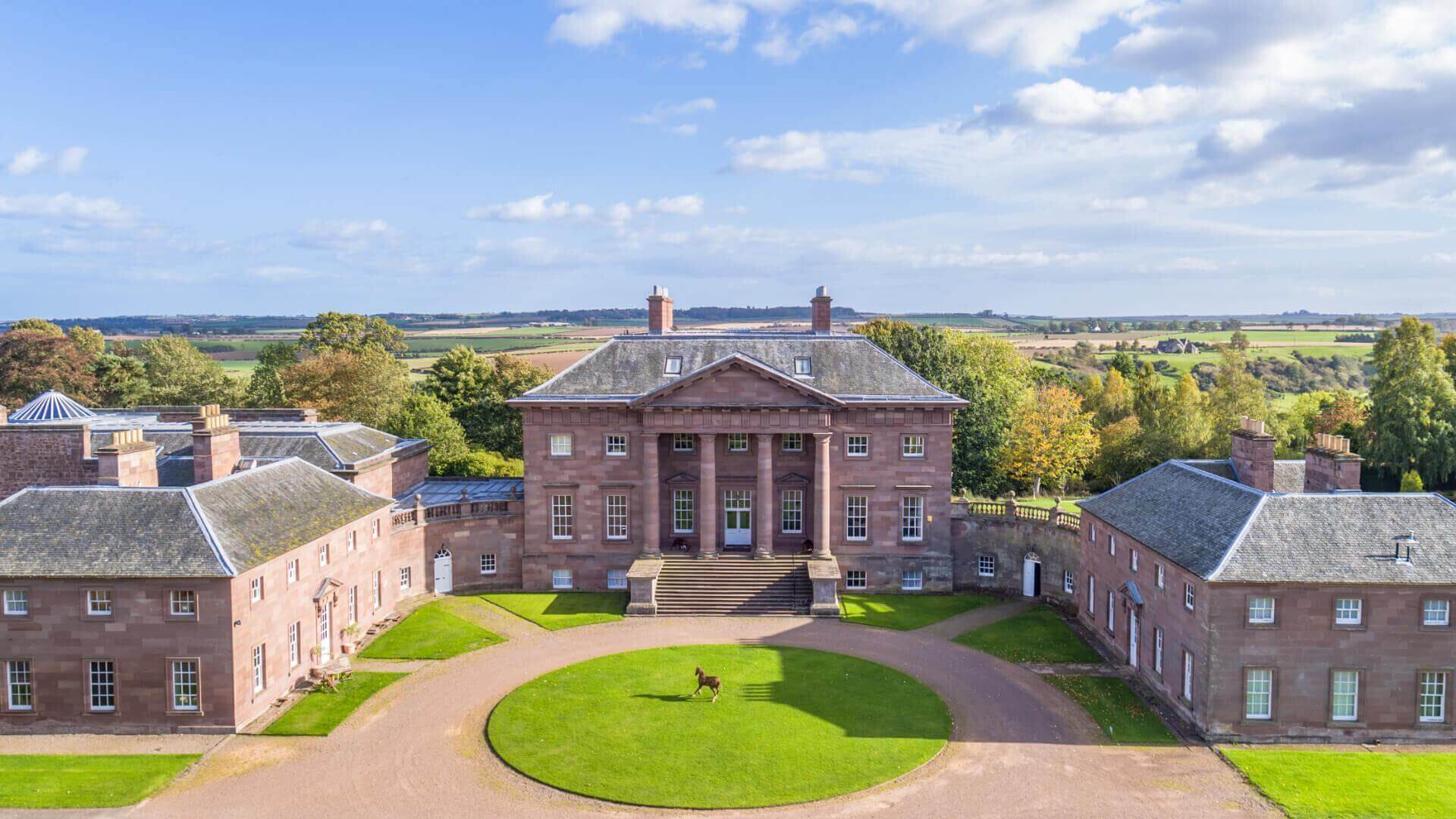 Paxton House exterior in summer