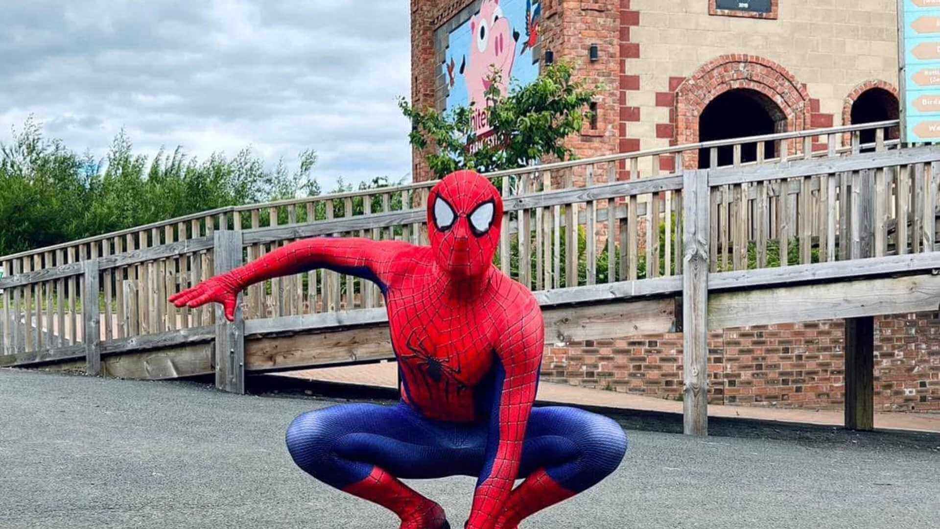 Spiderman at Whitehouse Farm Centre