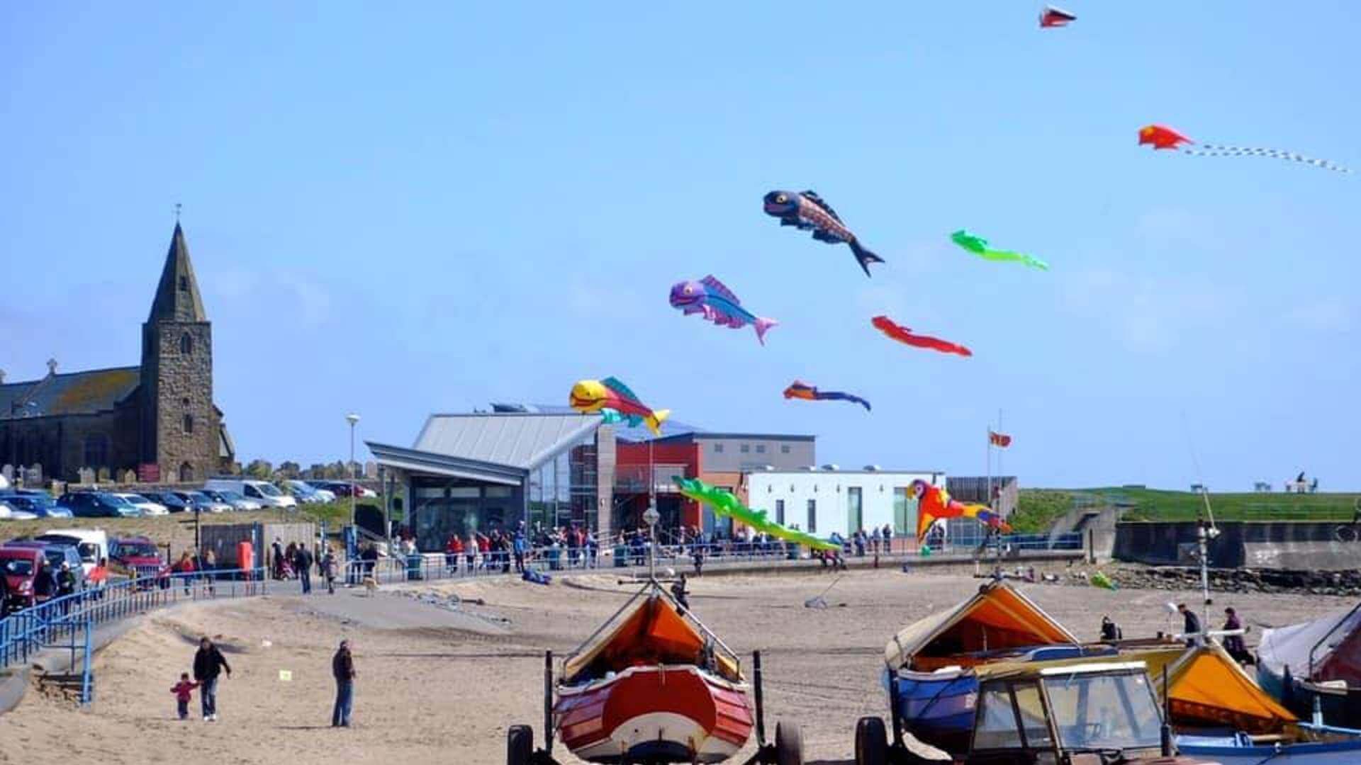 Kite festival at Newbiggin
