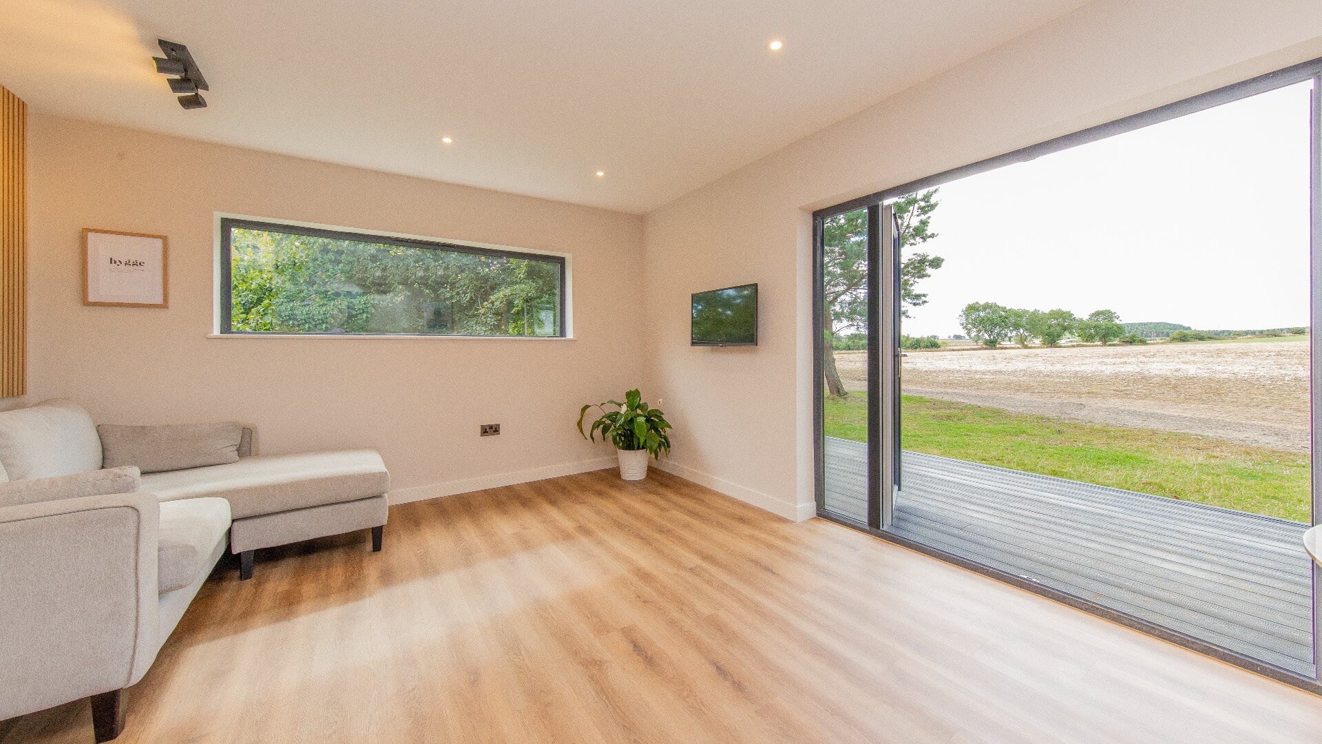 Living area with view