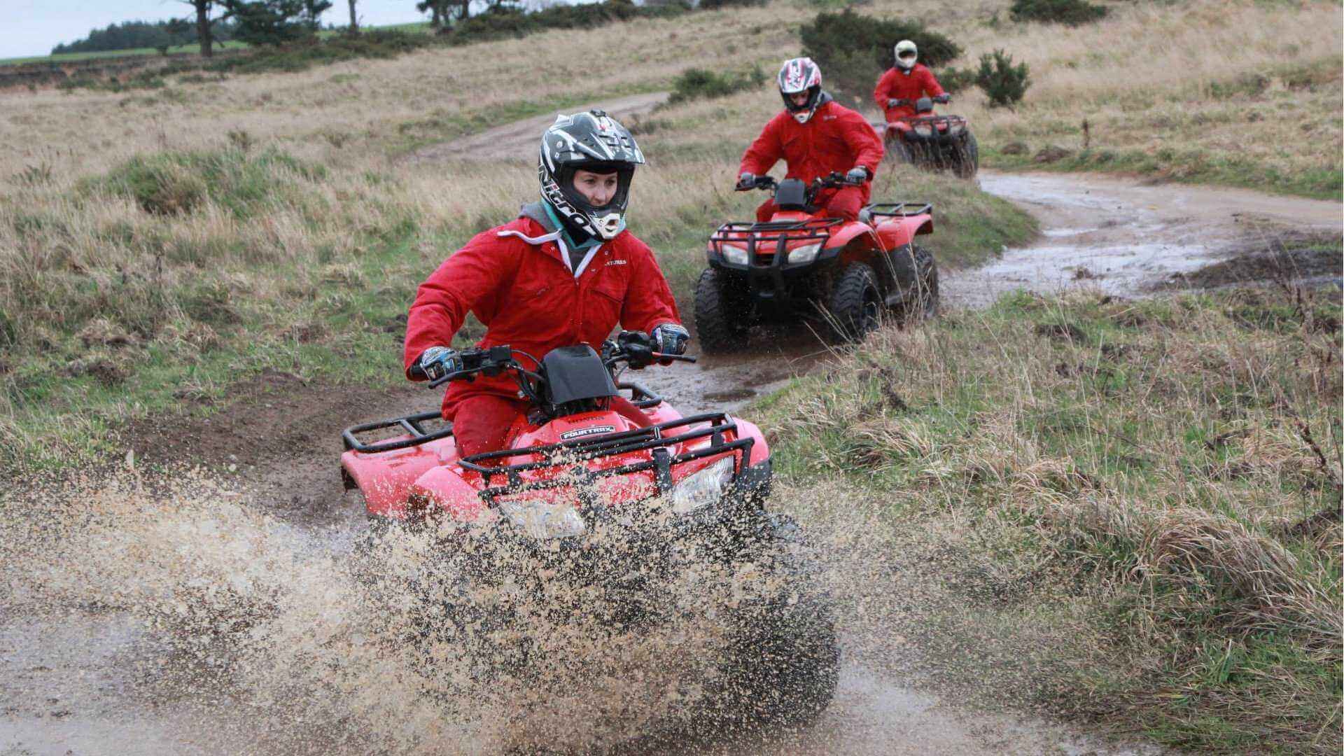 Quad biking with Allout Adventures