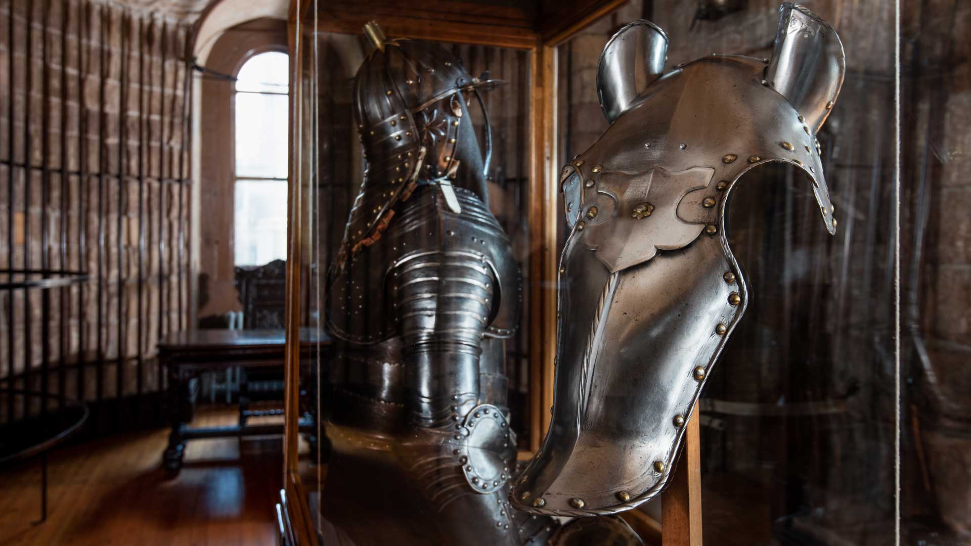 The Armoury at Bamburgh Castle