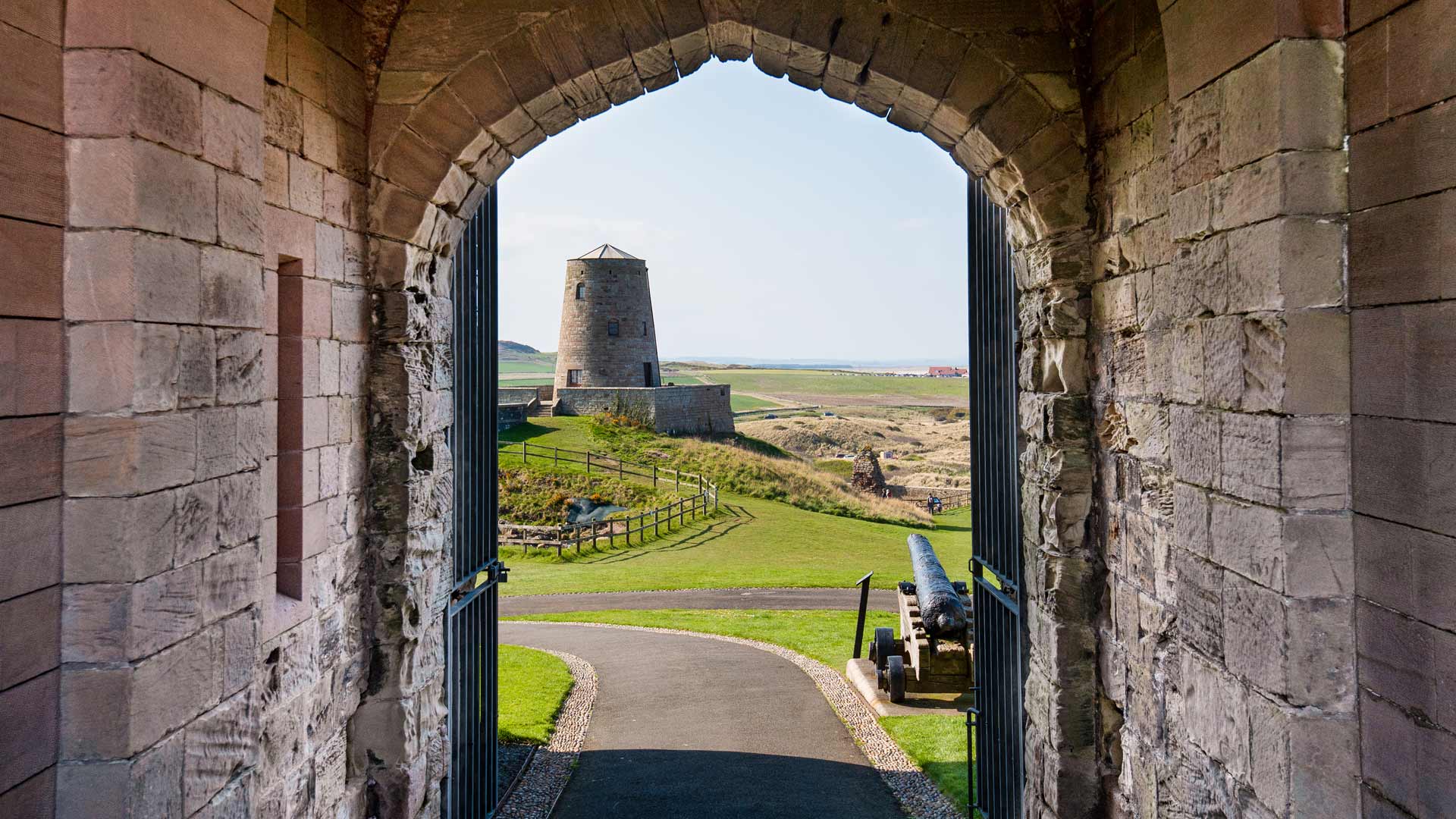 Lots of open space to enjoy at Bamburgh Castle