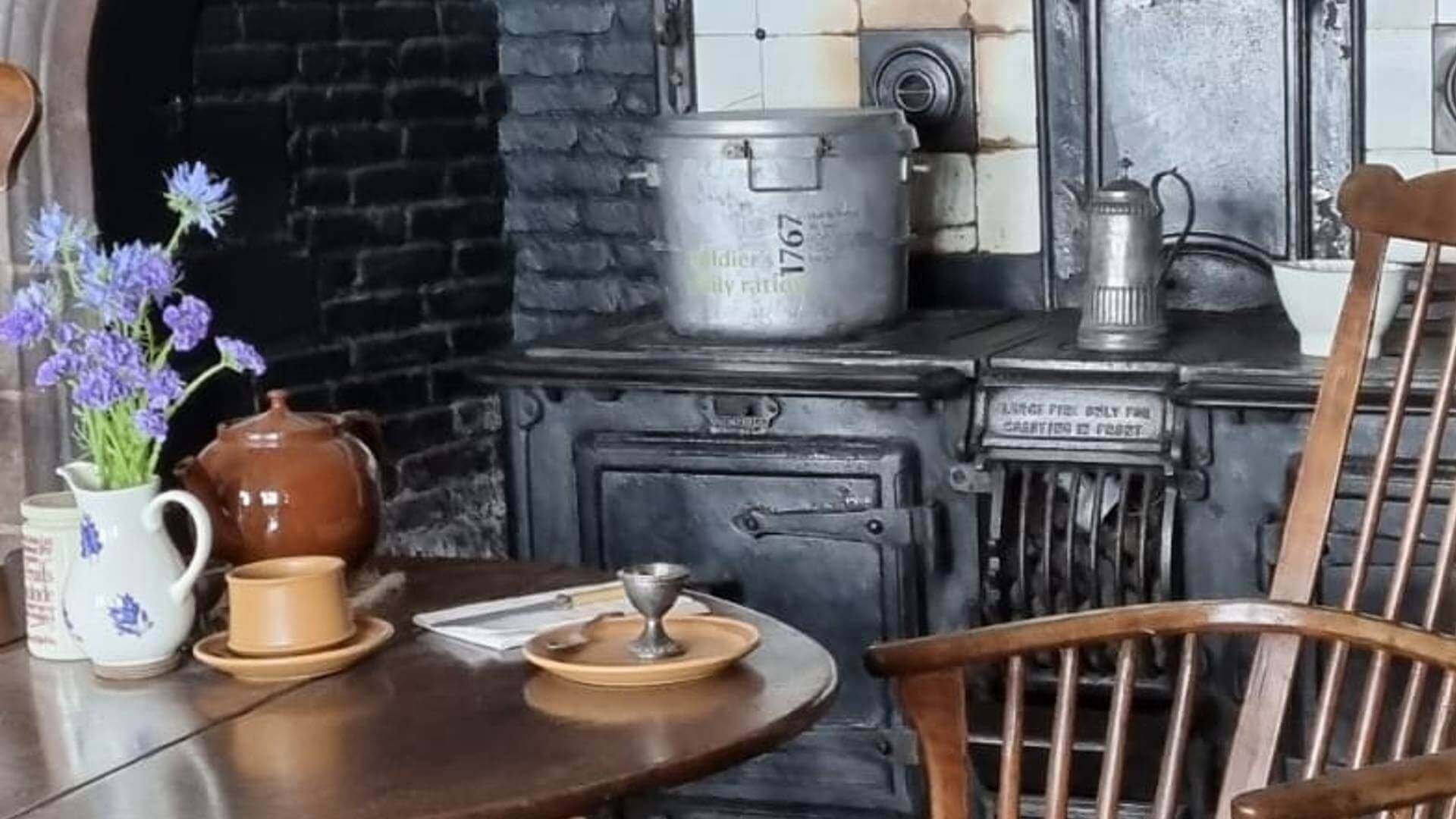 Kitchen at Lindisfarne Castle