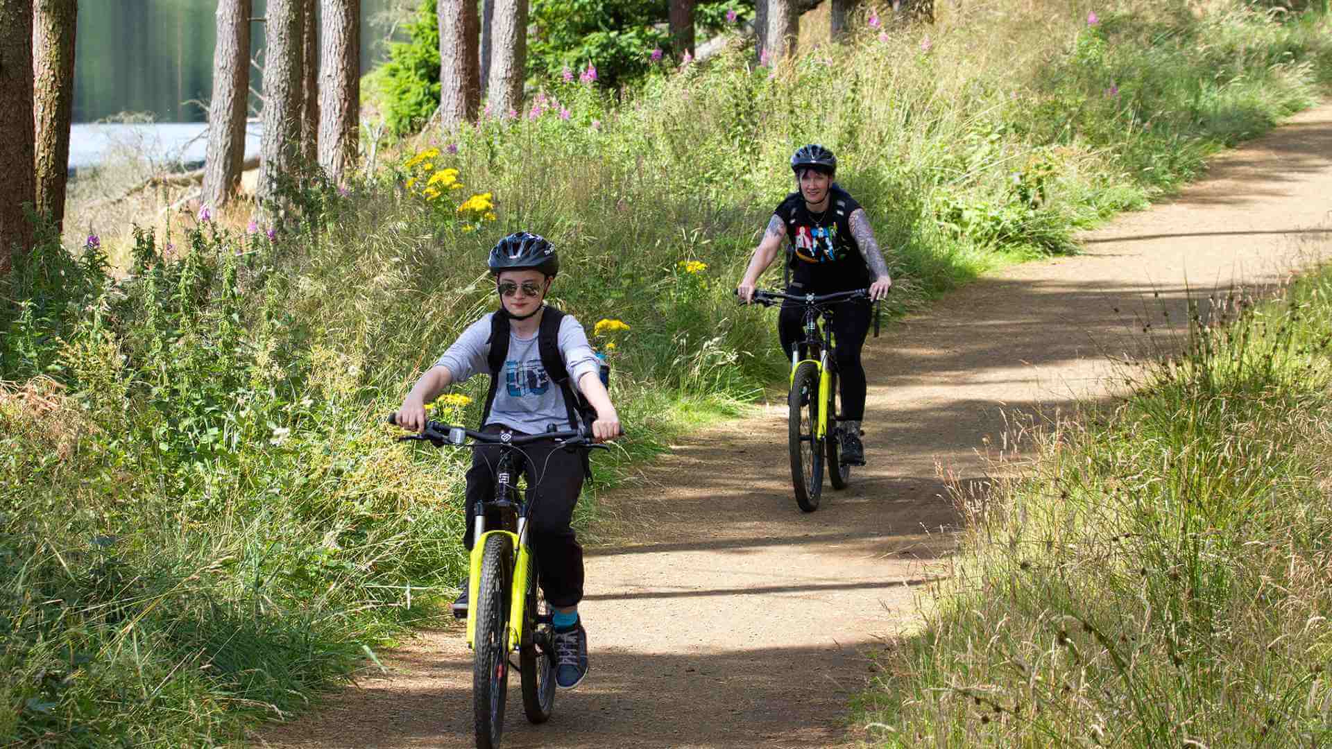 Lakeside Way cycling