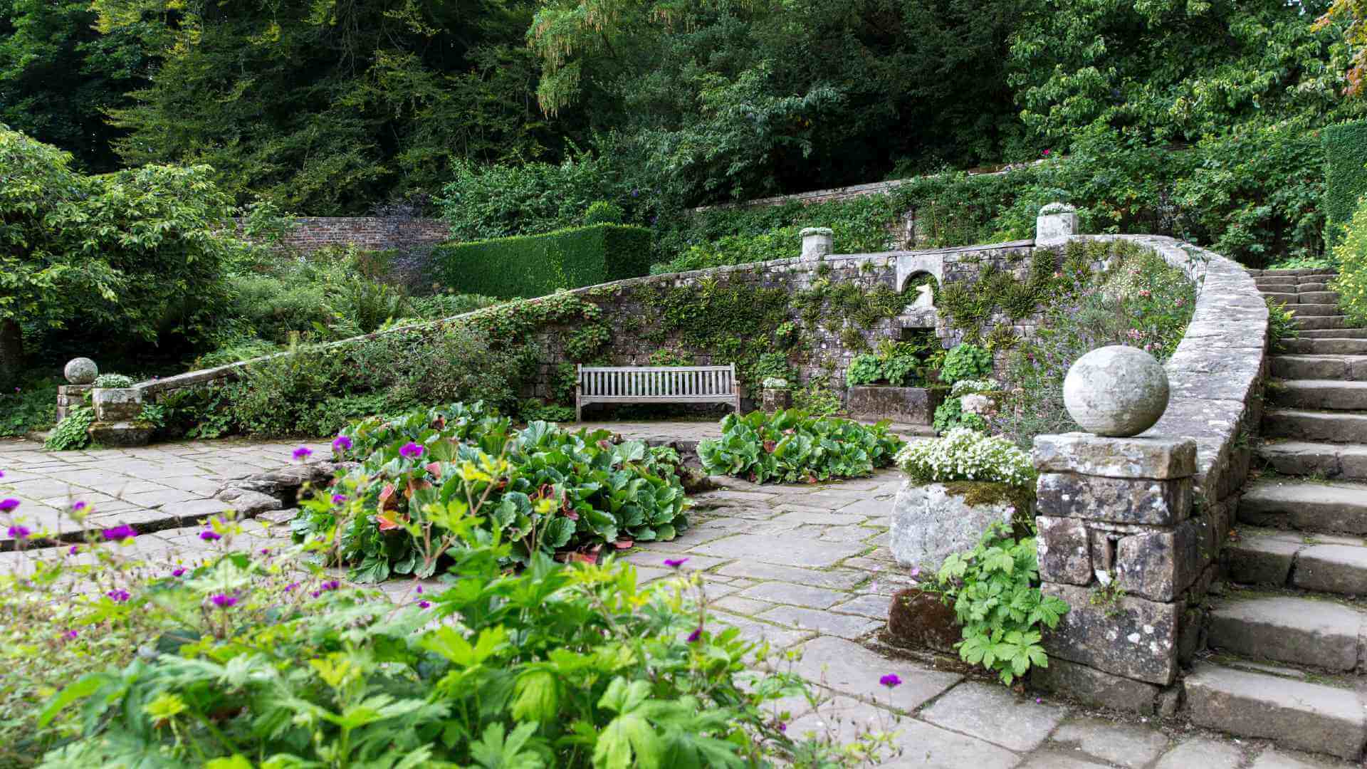 Walled garden at Wallington