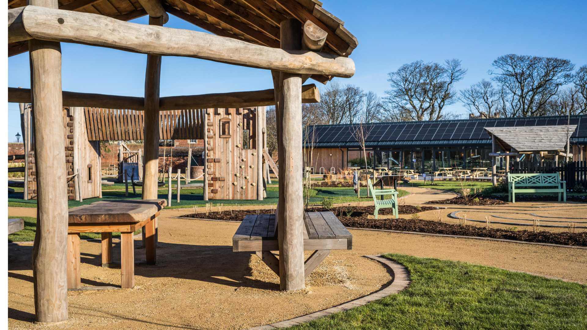 VIEW BACK OF PLAYGROUND