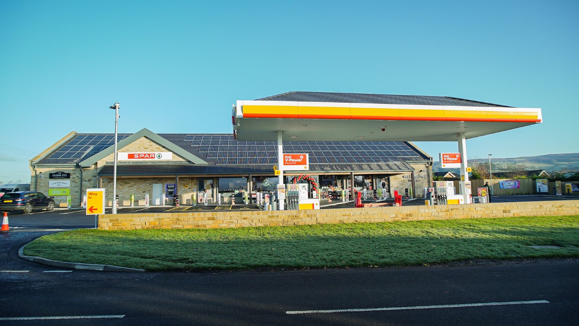 Shell forecourt