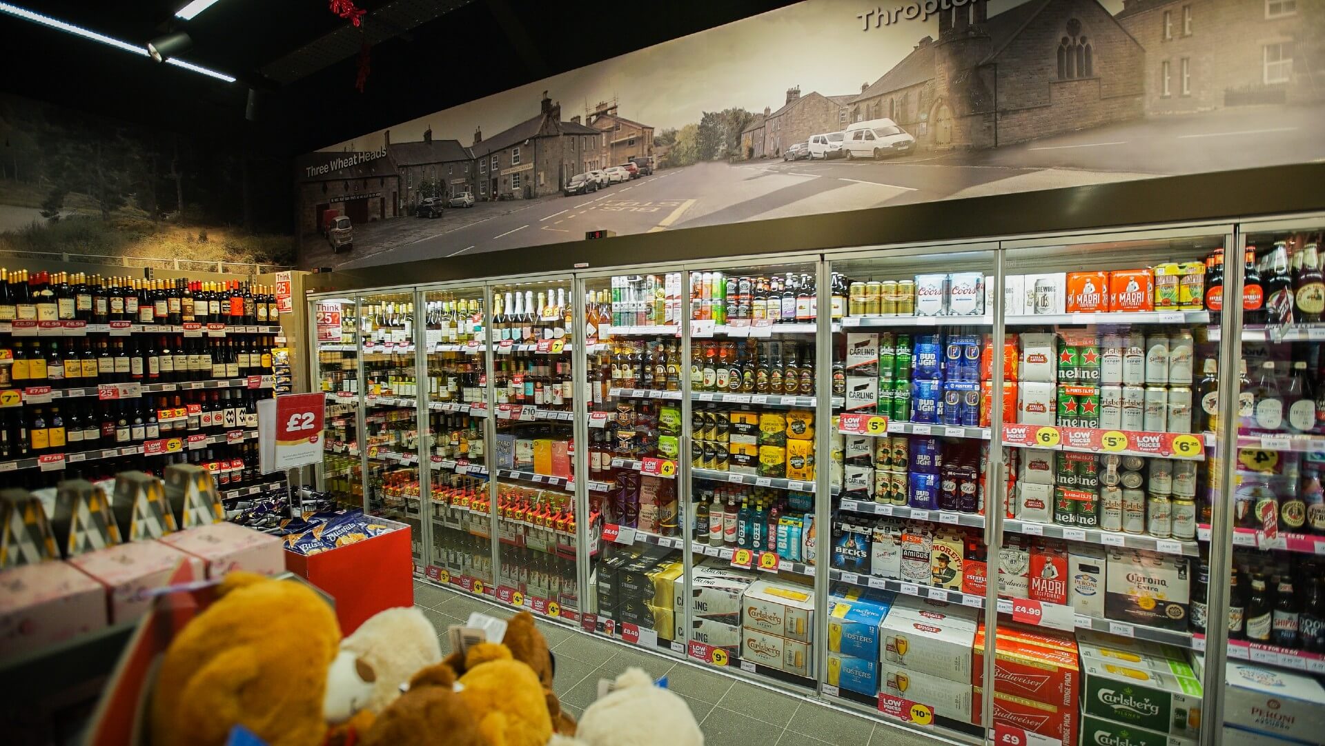 fully stocked drinks