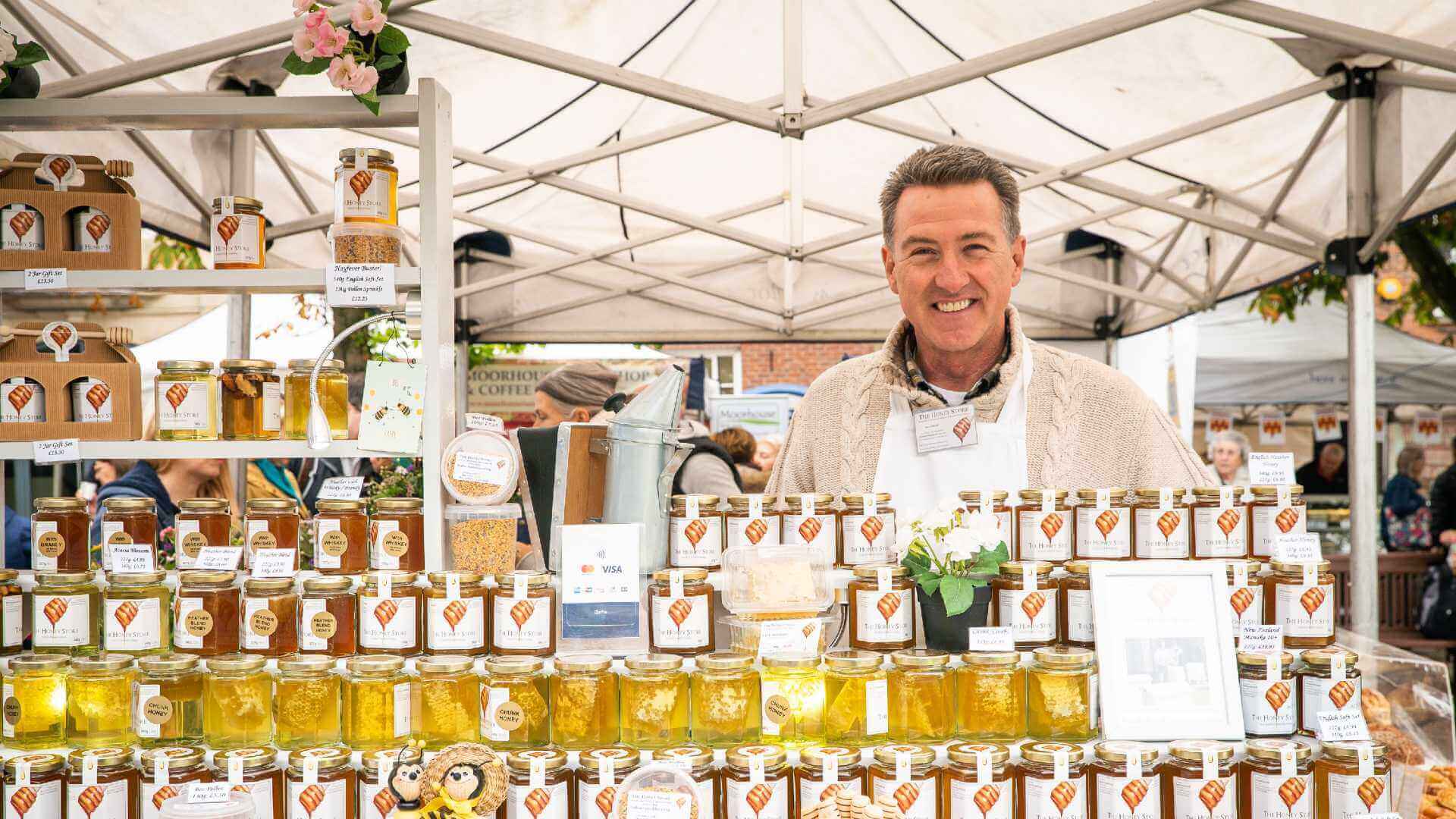 Morpeth market stallholder
