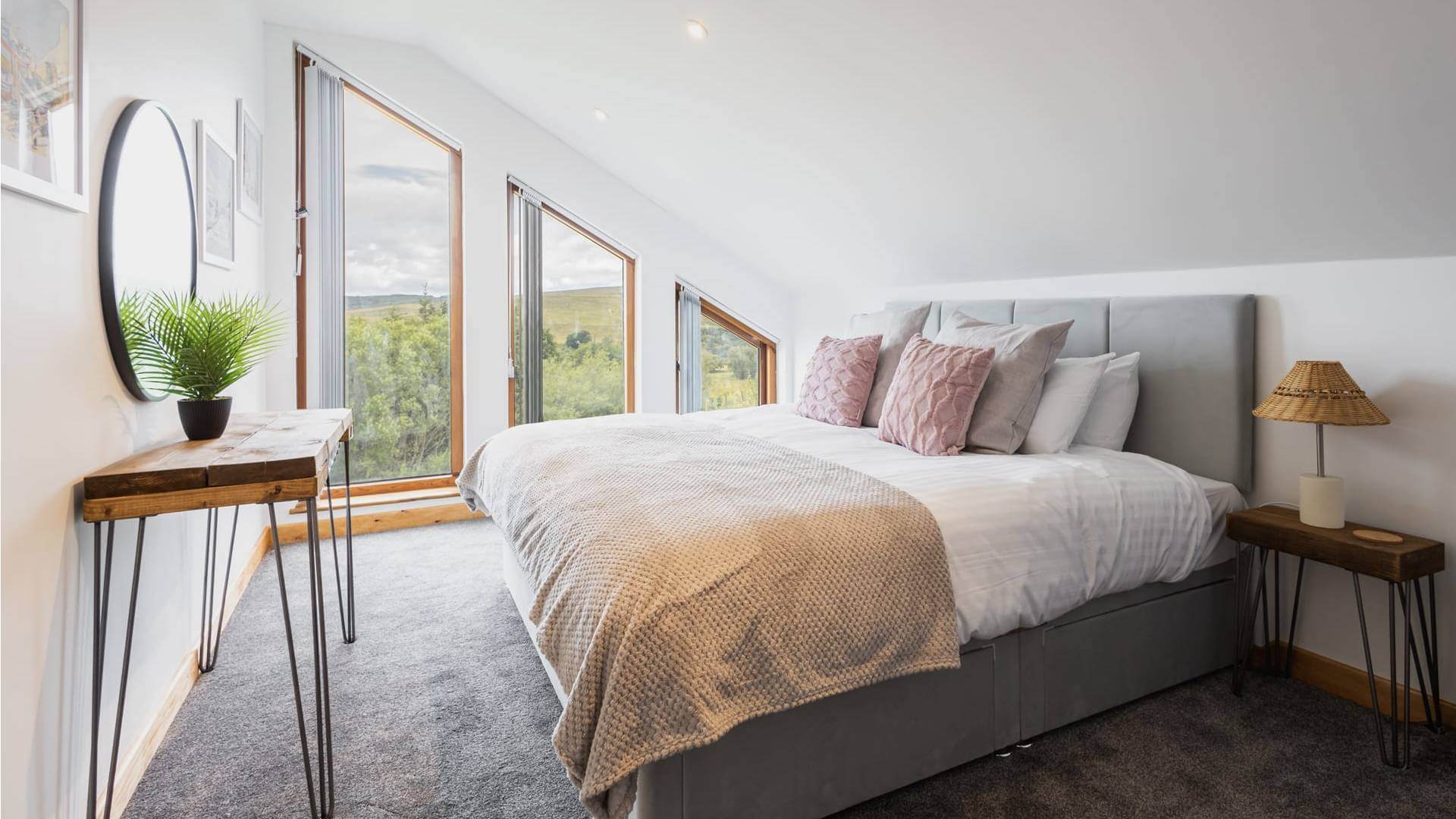 Bedroom with view