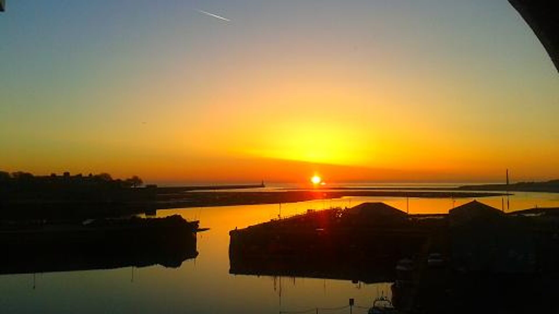 Mill wharf sunrise