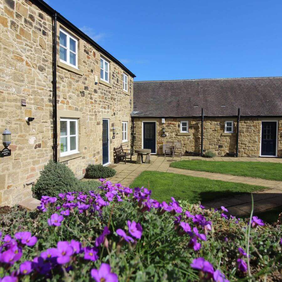 External - gardens at Burradon Farm