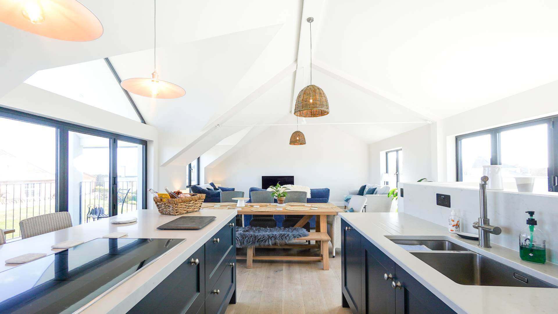 Open plan dining area