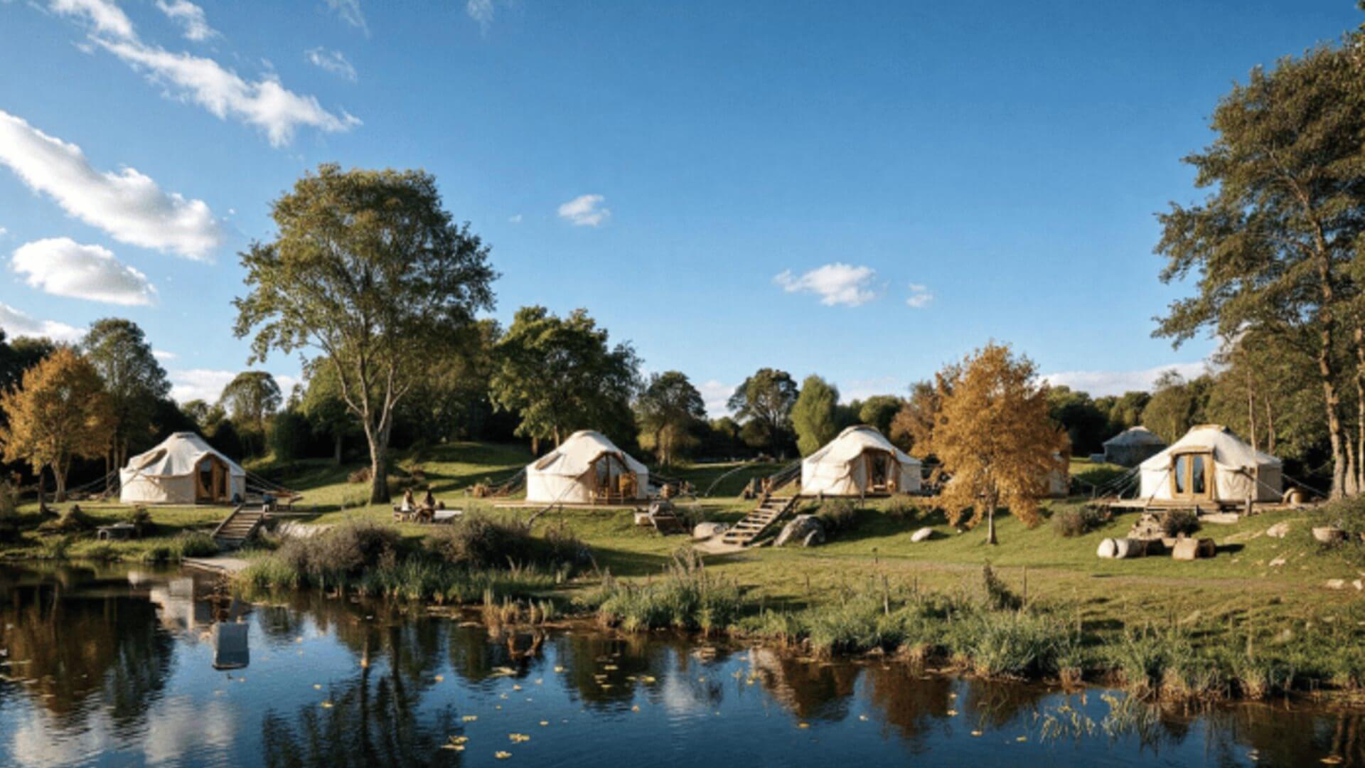 All 4 yurts