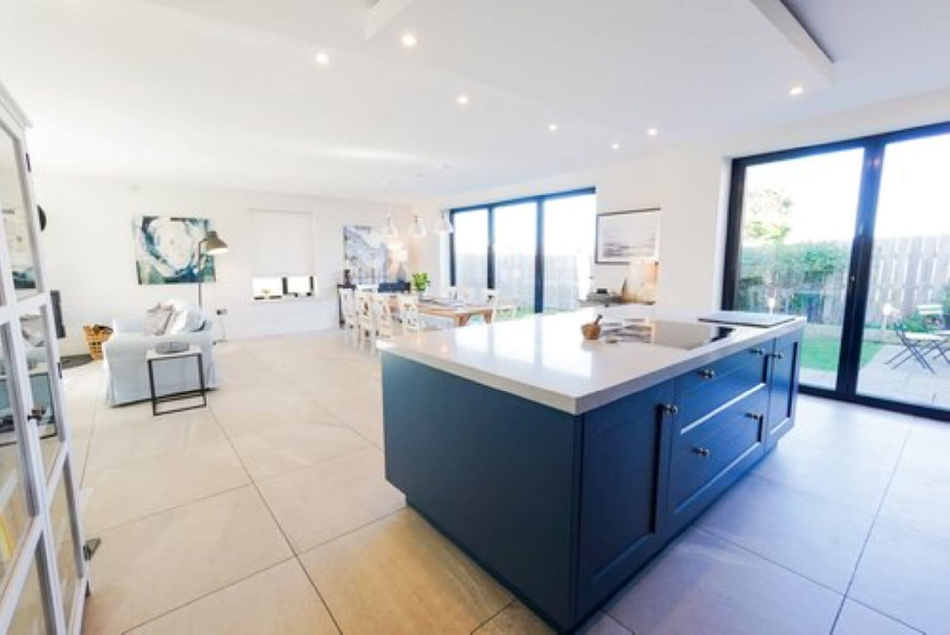 Open plan living space