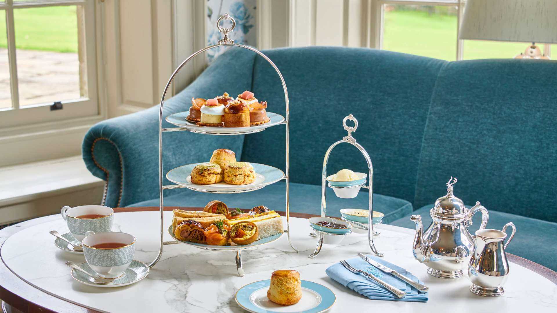 Afternoon tea at Walwick Hall