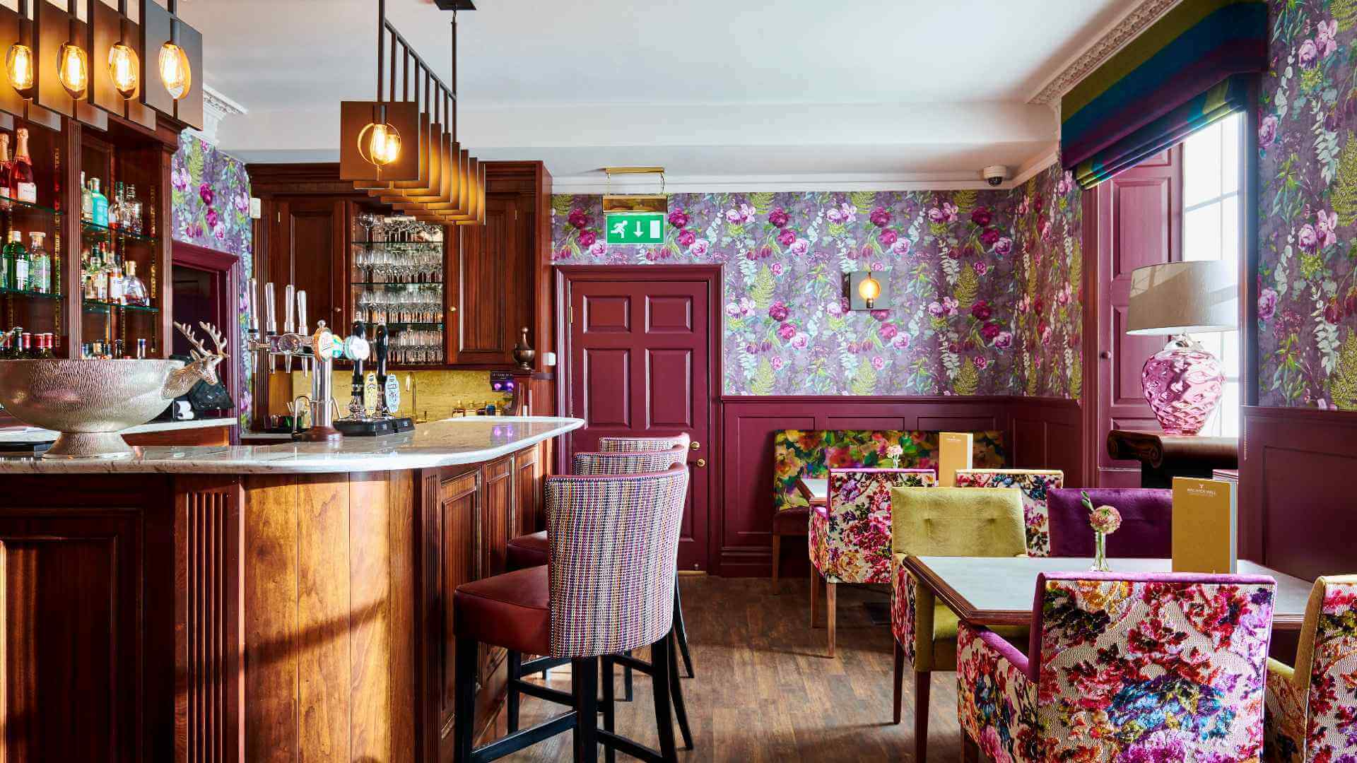 Bar facilities at Walwick Hall