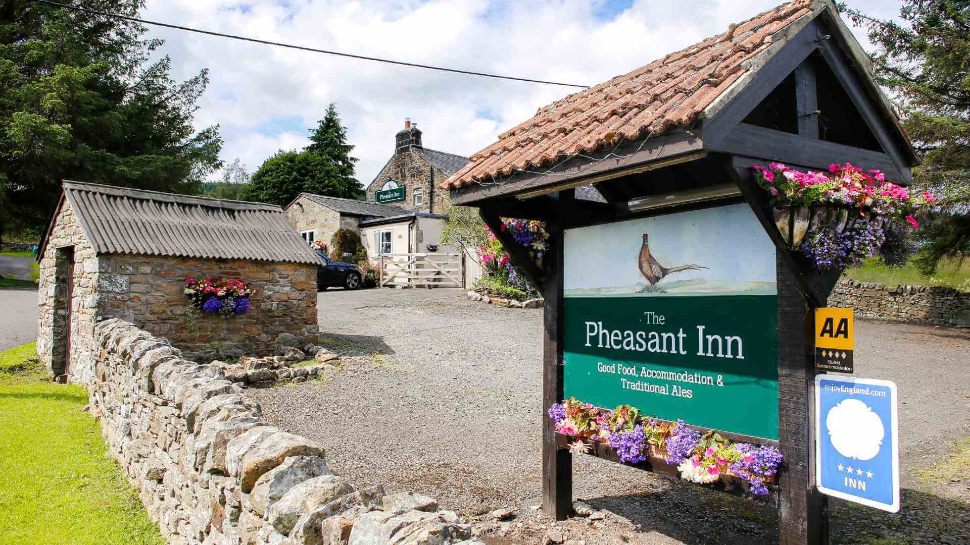 Entrance to The Pheasant Inn