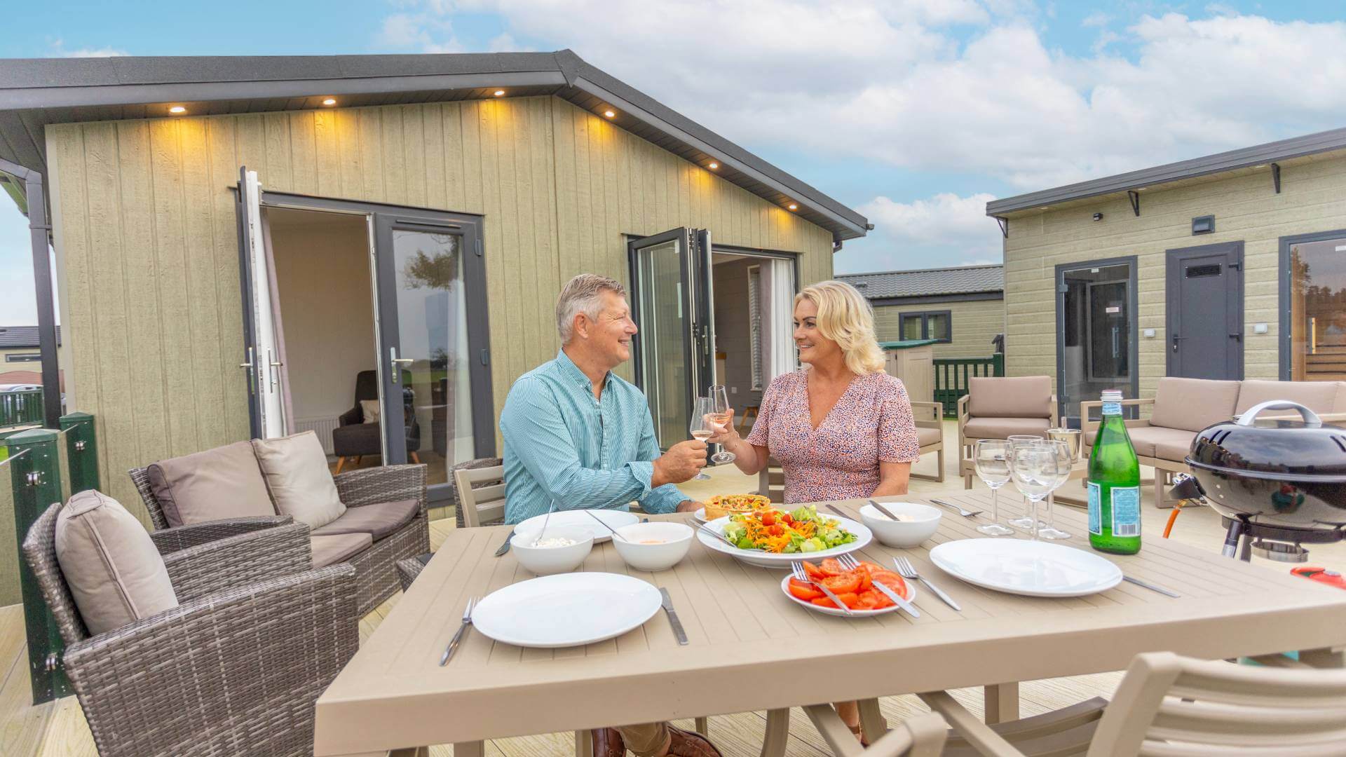 Outside dining