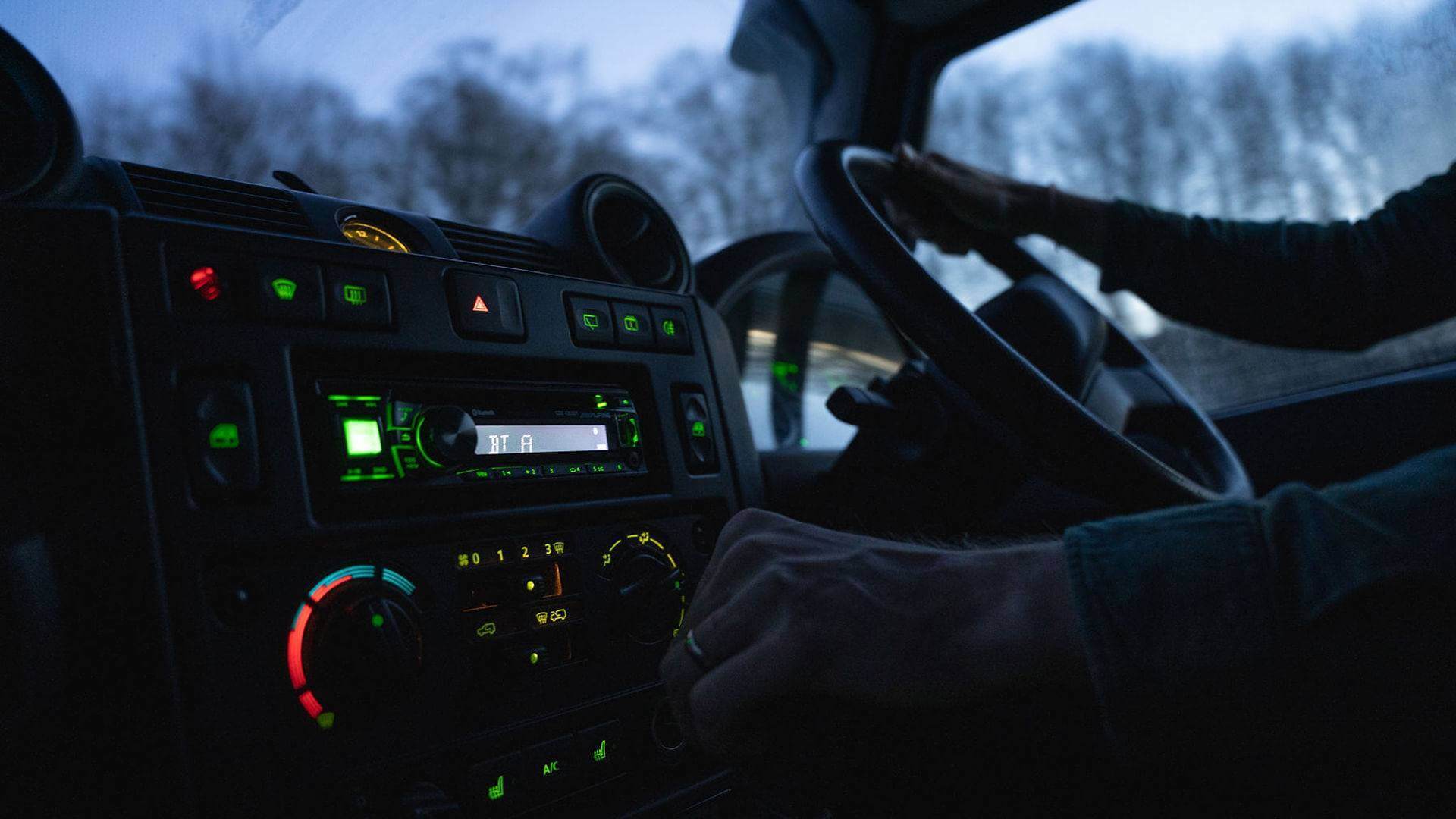 Land Rover interior