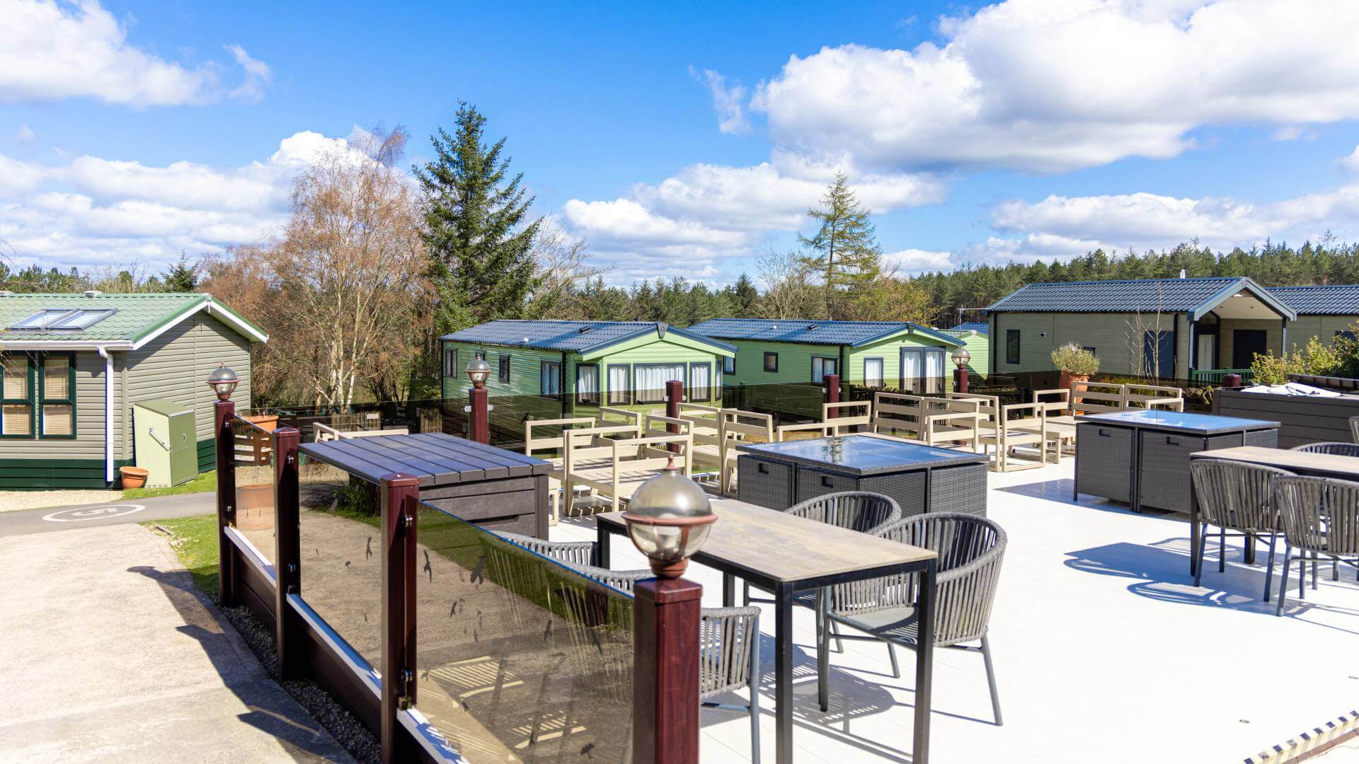 Cafe outdoor area