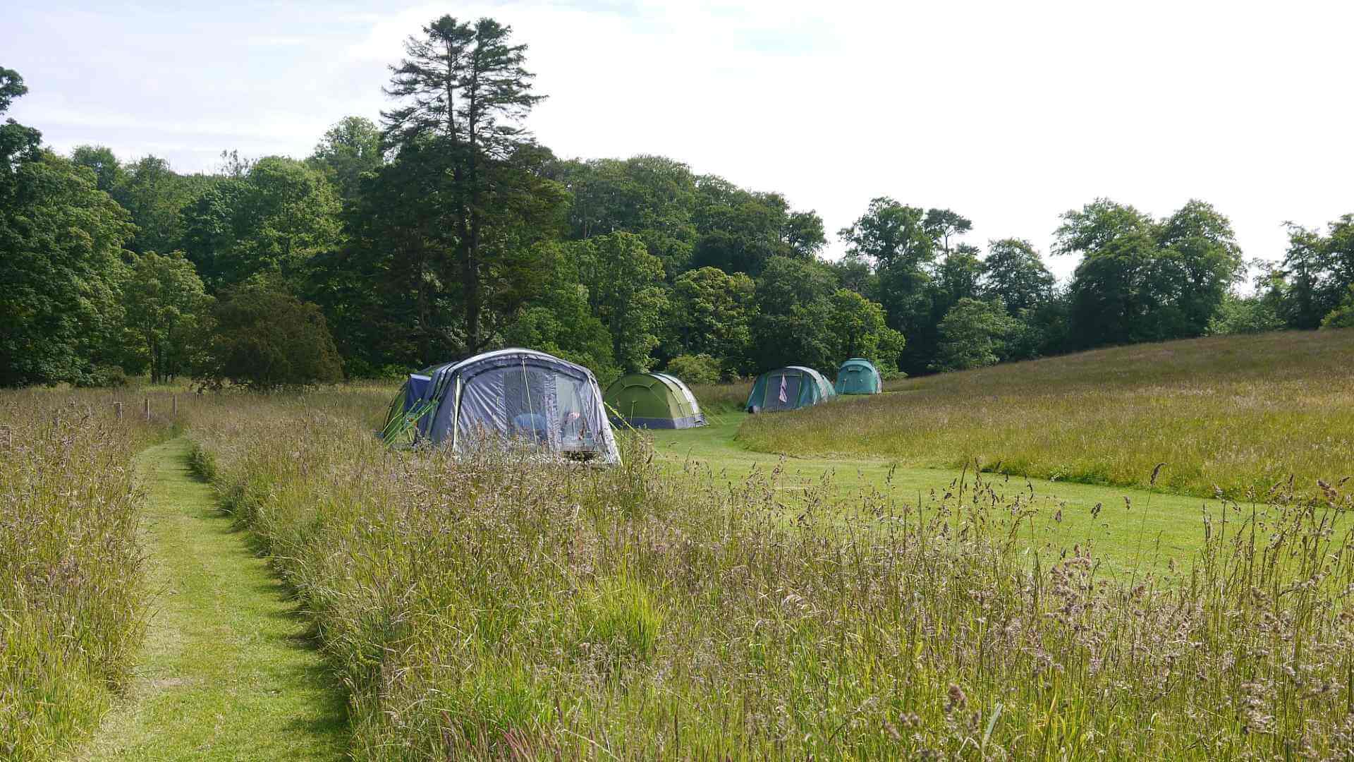 Tent Pitches at Walkmill