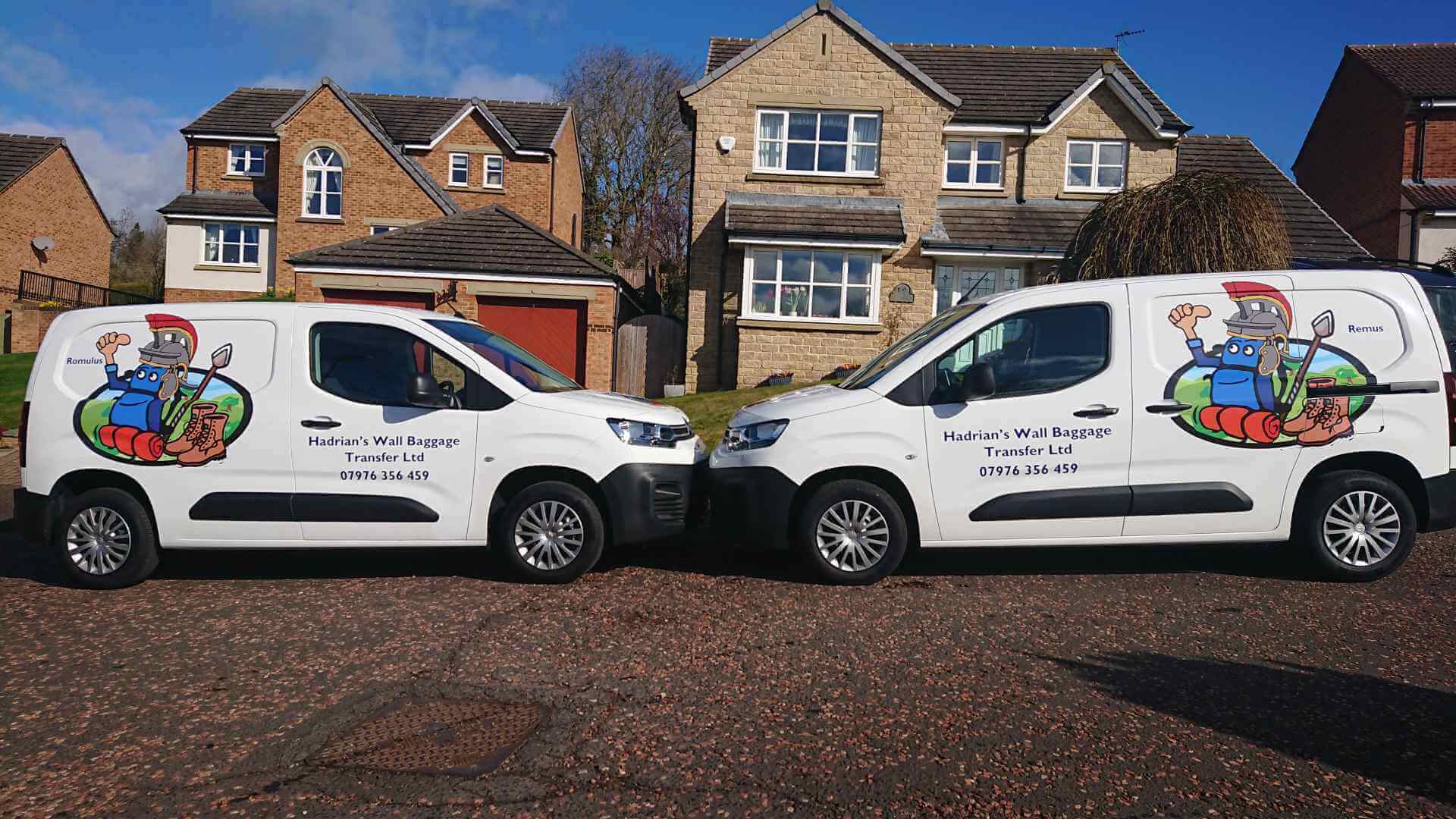 Hadrians Wall Baggage Transfer Vans