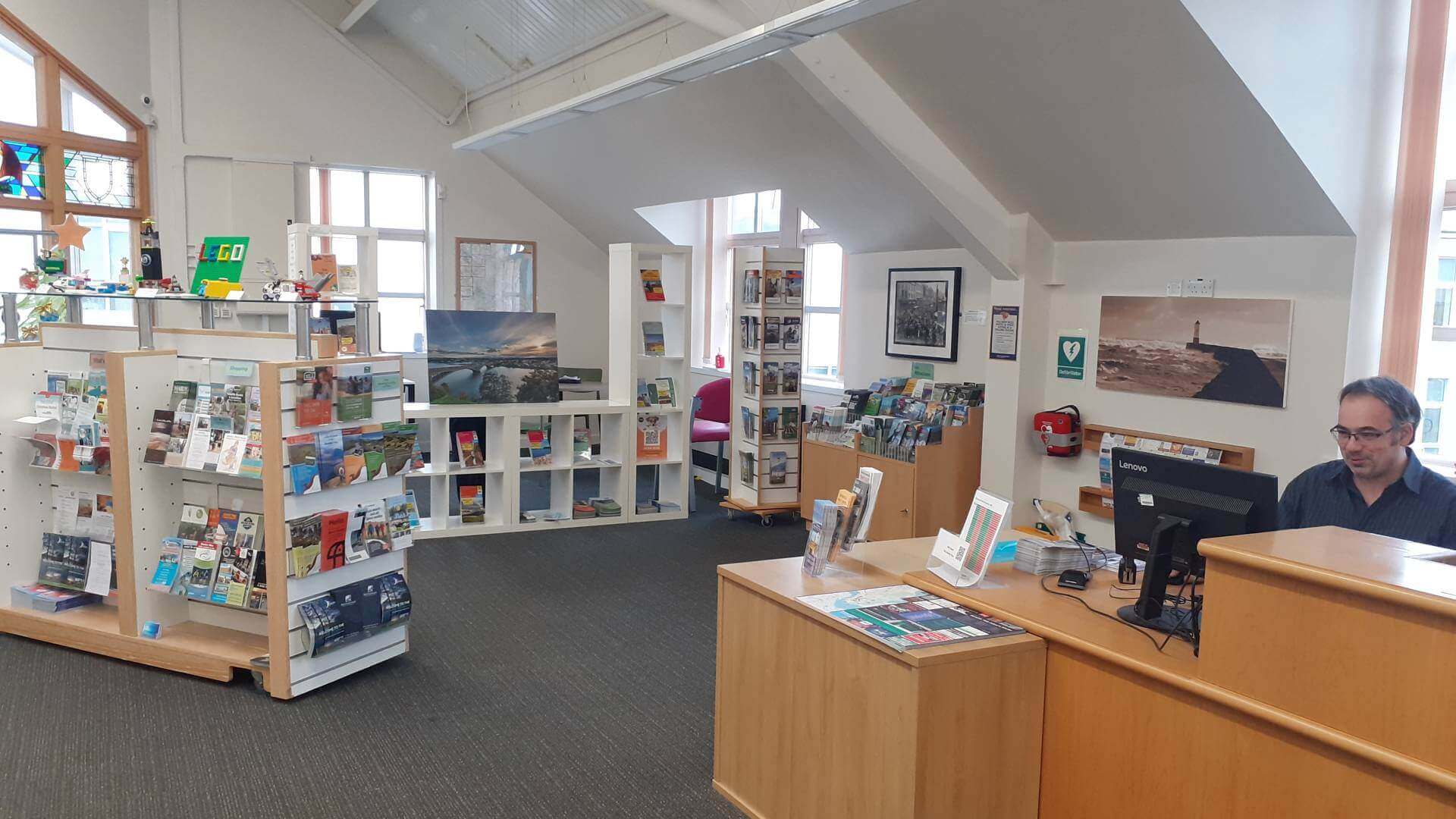 Berwick Tourist Information Centre offer a warm welcome