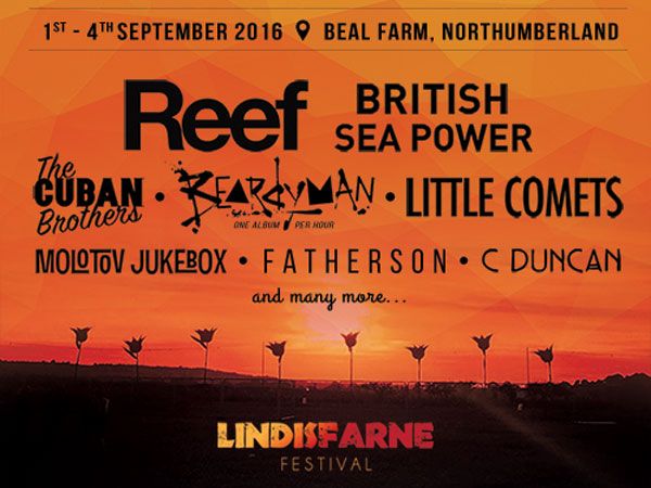 Lindisfarne Festival 2016 launch event to be held at Ernest bar, Ouseburn this Friday 8th July