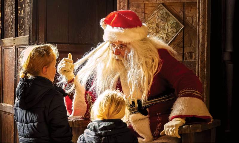 Father Xmas At Belsay
