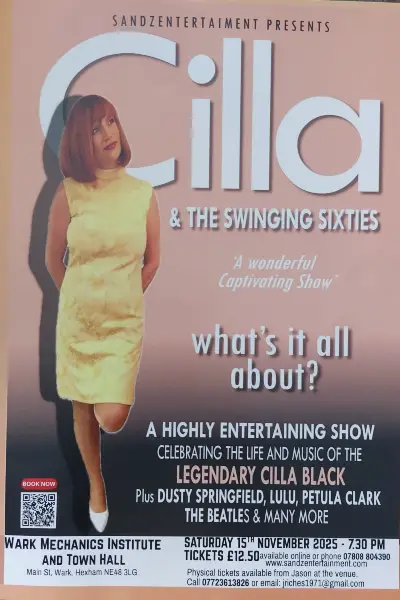 Wark Town Hall Event - Cilla and the Swinging Sixties