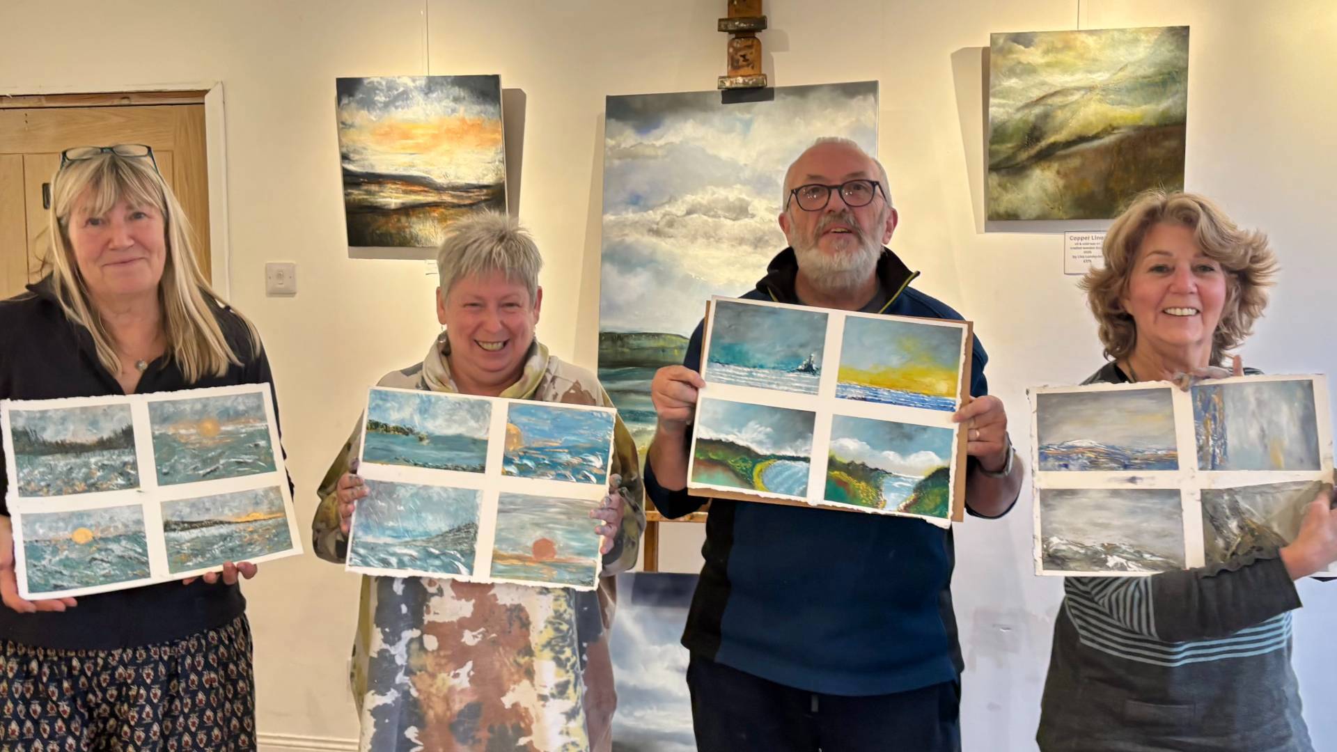 Beginners Oil & Cold Wax Painting Retreat At Cheviot House Gallery