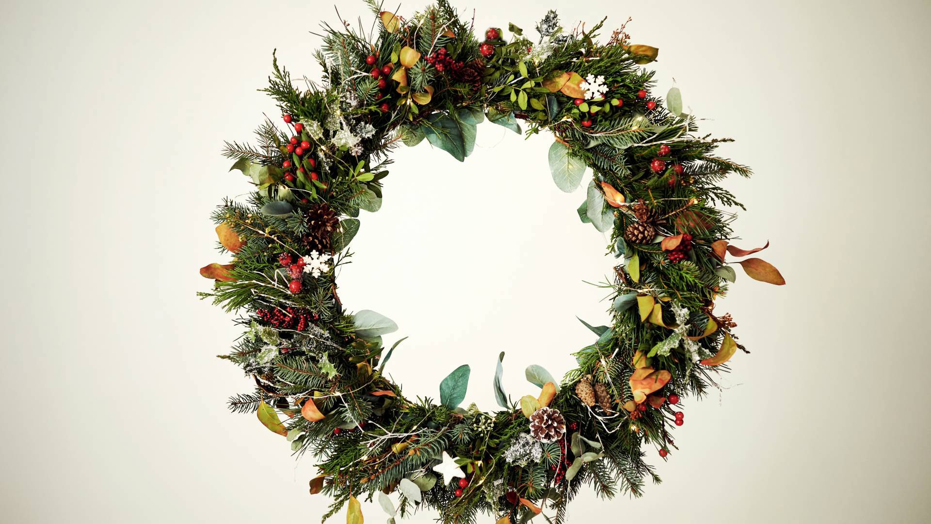 Christmas Wreath Langley Castle Event