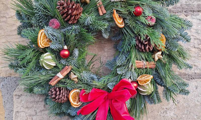 Bamburgh Castle Festive Wreath Event