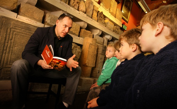 Bestselling author visits Chester Roman Fort