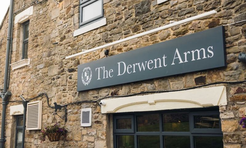 Derwent Arms Sign