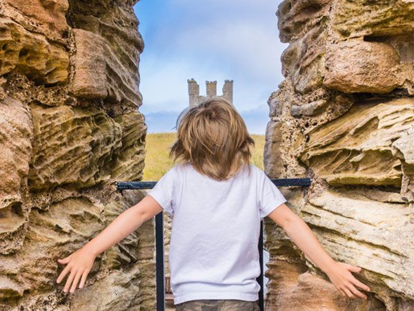 Ben Is King Of The Castle In Dad's Winning Shot