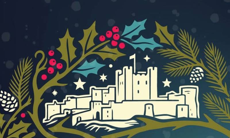 Bamburgh Castle Christmas Vn