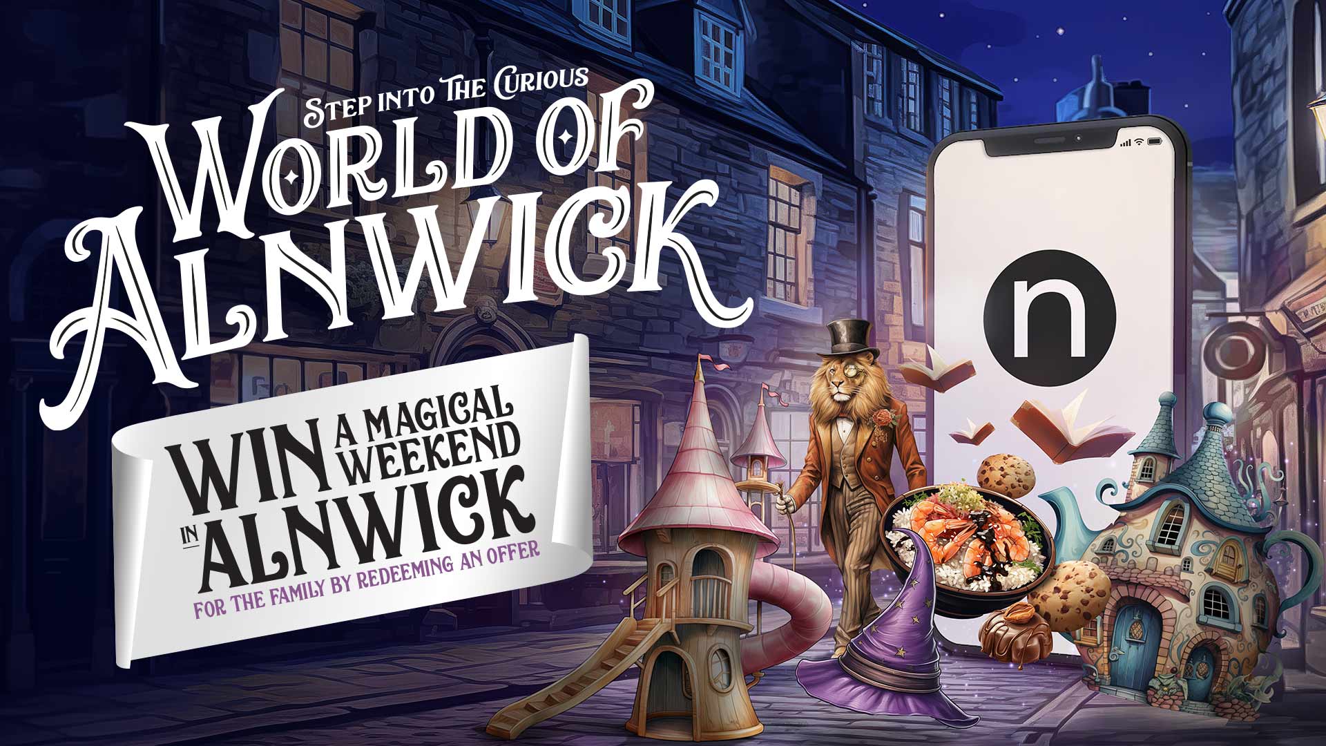 Step into Alnwick promotion graphic