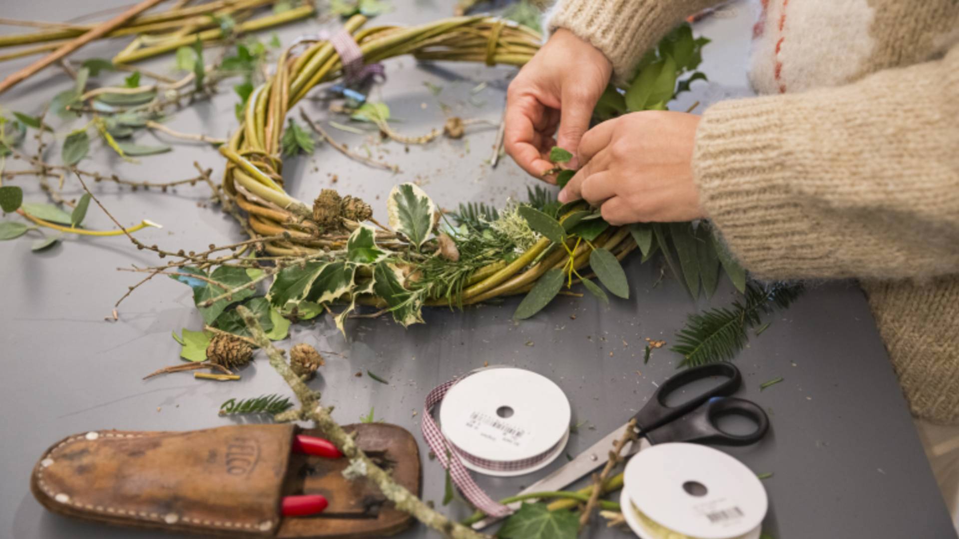 Christmas Wreath Making Wallington