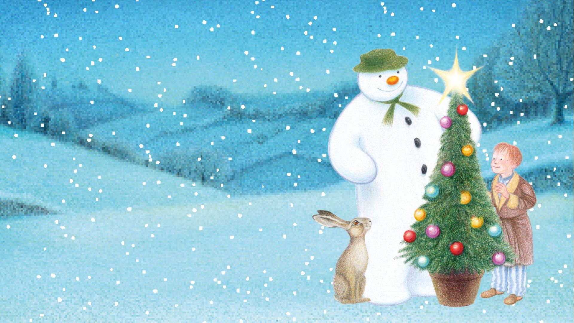 Snowman At Belsay